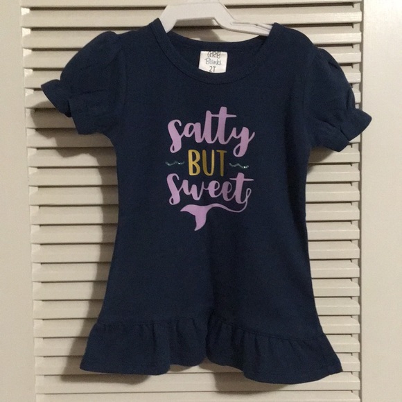 Other - Salty but sweet mermaid toddler tee brand new